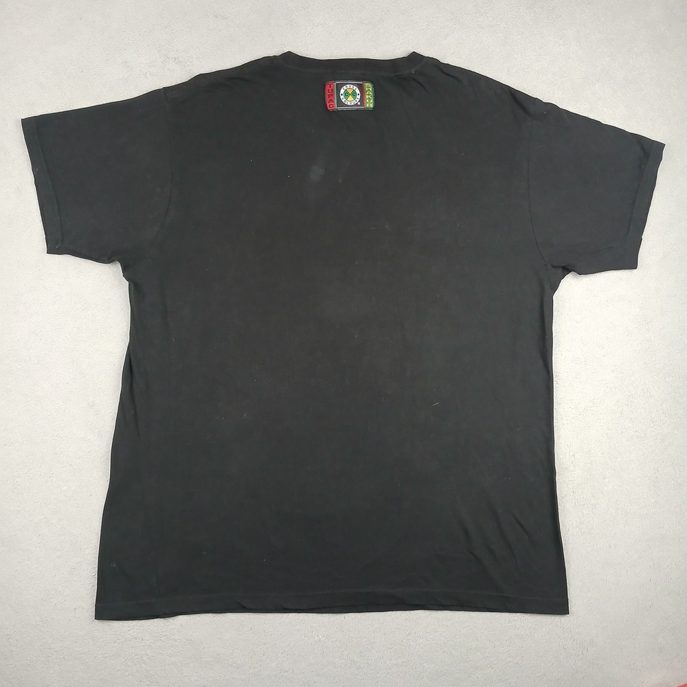 Cross Colours 2Pac T-Shirt Mens Large Black Hip Hop Graphic Tee Streetwear Y2k - Picture 9 of 11